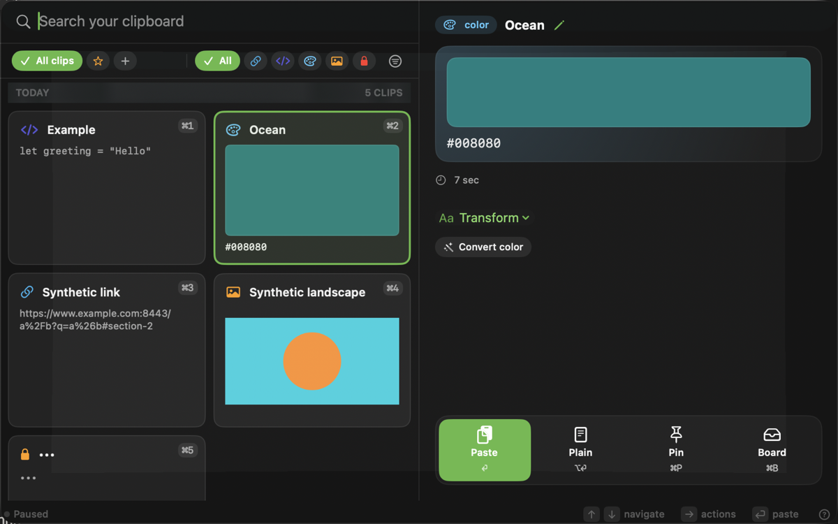 Galería de tarjetas en modo oscuro / Gallery of cards in dark mode